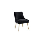 TOV Furniture Beatrix Velvet Dining Side Chair (Black)