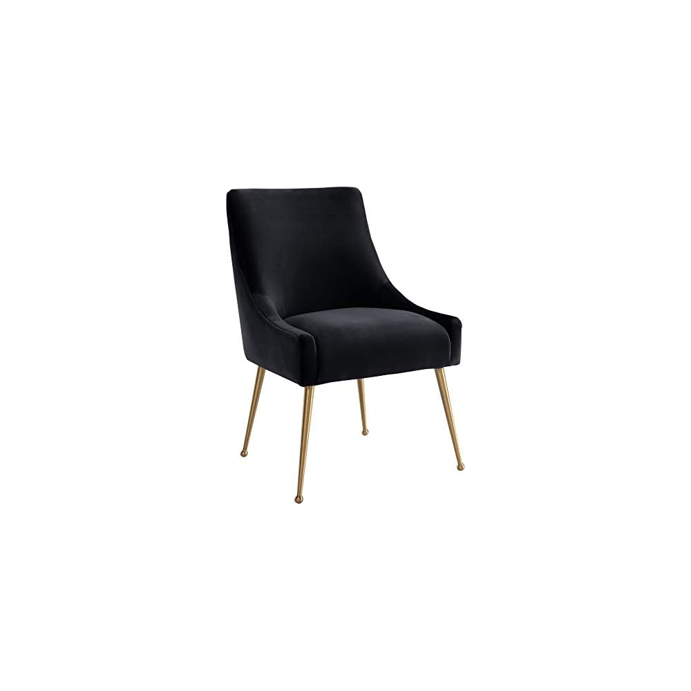 TOV Furniture Beatrix Velvet Dining Side Chair (Black)