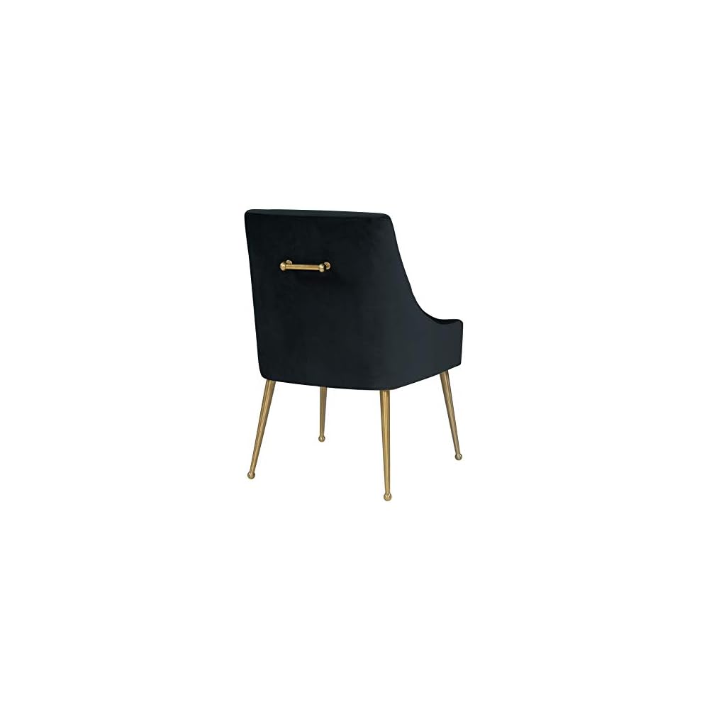 TOV Furniture Beatrix Velvet Dining Side Chair (Black)