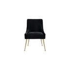 TOV Furniture Beatrix Velvet Dining Side Chair (Black)