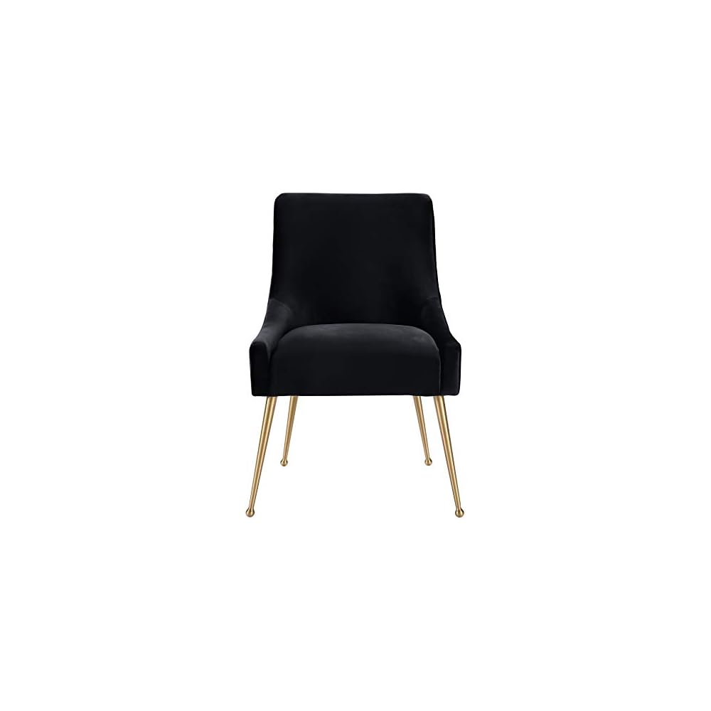 TOV Furniture Beatrix Velvet Dining Side Chair (Black)