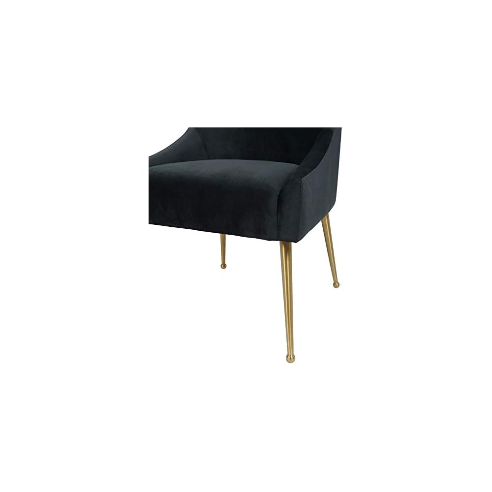 TOV Furniture Beatrix Velvet Dining Side Chair (Black)