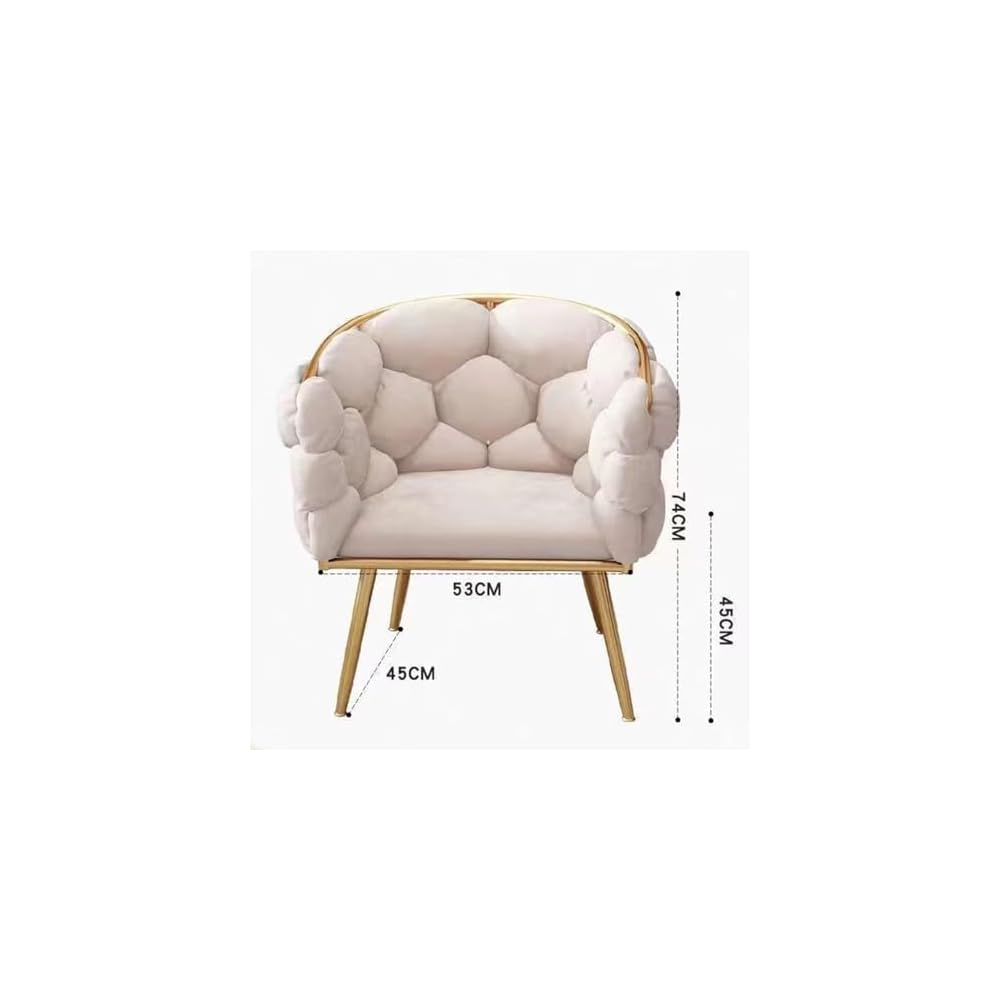 Modern Velvet Armchair with d Legs Upholstet for Living Room Bedroom or Café – Slish Accent Chair for Home Décor and Comfort