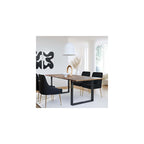 TOV Furniture Beatrix Velvet Dining Side Chair (Black)