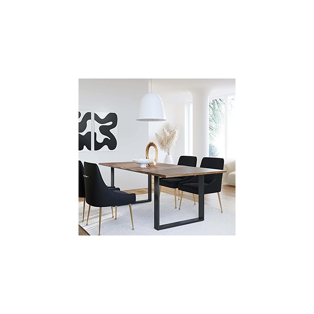 TOV Furniture Beatrix Velvet Dining Side Chair (Black)