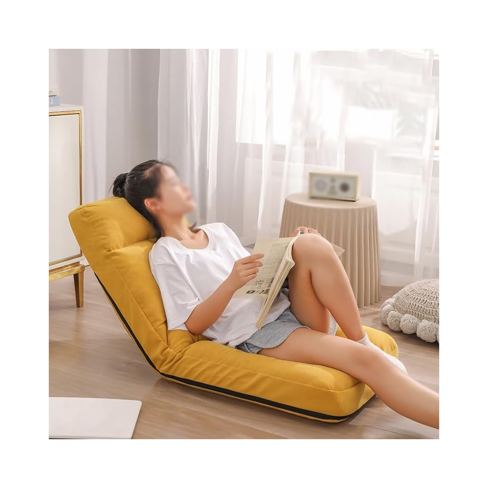 Two-fold Bay Window Foldable Lazy Sofa Tatami Single Back Balcony Lounge Chair