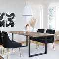 TOV Furniture Beatrix Velvet Dining Side Chair (Black)