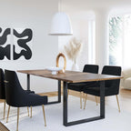 TOV Furniture Beatrix Velvet Dining Side Chair (Black)